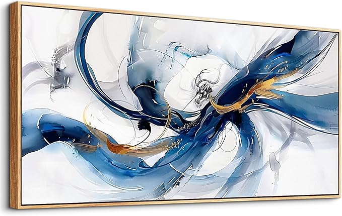 hyidecorart Canvas Prints Wall Art For Living Room Large Wall Decor for Bedroom Abstract Painting Wall Artworks Hang Pictures For Office Decoration Minimalism Decor Posters Wood Framed Hotel Mural