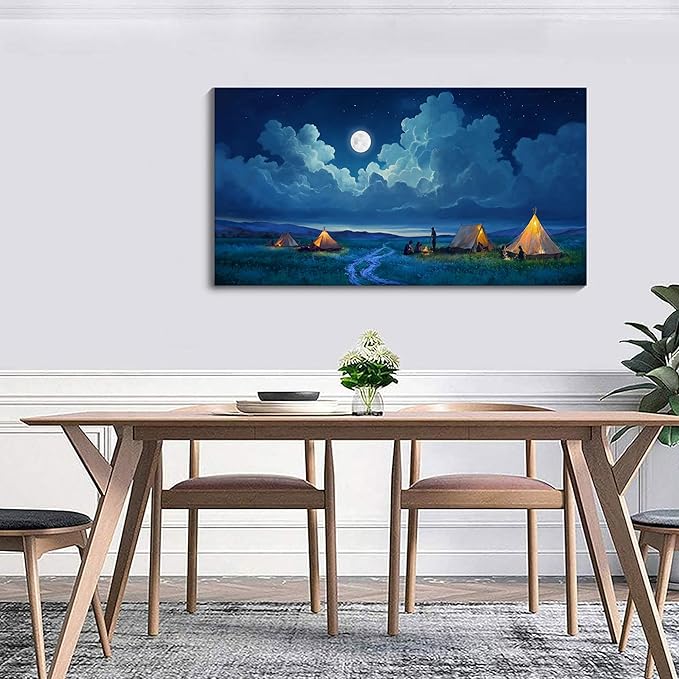 YDYSUNE Landscape Wall Art - Nature Artwork for Walls - Scenery Canvas Wall Art - Forest Painting for Living Room - Rustic Farmhouse Decor - Wall Pictures for Bedroom 20×40IN