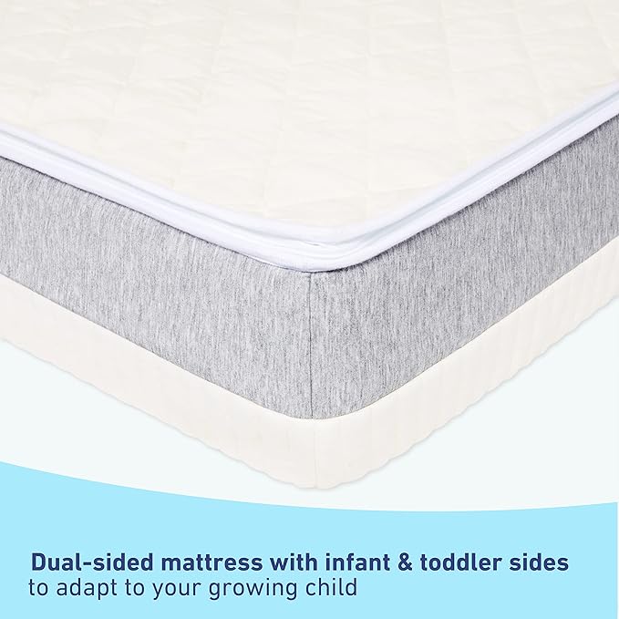 Graco Ultra Dual-Sided Crib Mattress & Protector Value Bundle (1-Pack) – Includes GREENGUARD Gold Certified Crib Mattress, GREENGUARD Gold Certified Waterproof Protector