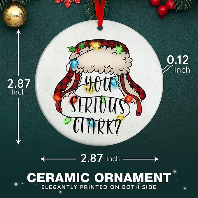 Christmas Vacation Ornaments - Classic Ornament for Christmas Tree Decor, Unique Comedy Ornaments, Ideal Movie Ornament Gifts, Highlights from A Vacation Movie