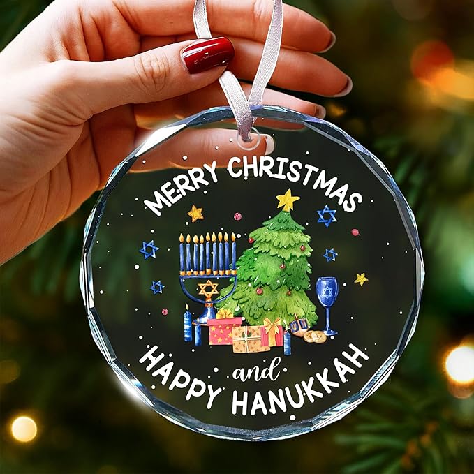 Hanukkah Gifts for Women and Men - Delightful Hanukkah Ornaments for Christmas Tree - Ideal Jewish Gifts for Women, Men, Adults, Kids