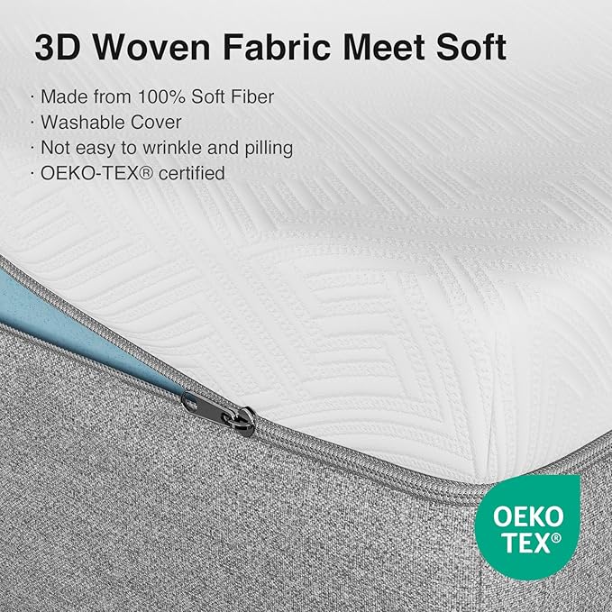 Novilla King Size Mattress 10 Inch, Gel King Memory Foam Mattress in a Box with Comfort Foam for Pressure Relief & Body Support & Cool Night Sleep, CertiPUR-US Certified