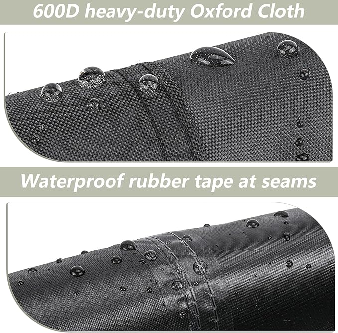 60 Inch Large Green Egg Big Grill Table Cover, Kamado Ceramic BBQ Grill Cover, Waterproof Heavy Duty Outdoor Grill Cover, BBQ Cover, Grill Cart Cover