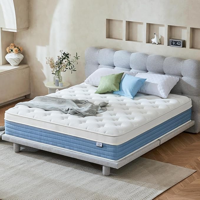 Starage Full Size Mattress | Hybrid Mattress Full 12 inch with Memory Foam | Medium Firm Feel for Motion Isolation | Edge Support Pressure Relief | Bed in a Box,CertiPUR-US Certified