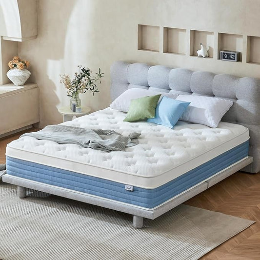 Starage Full Size Mattress | Hybrid Mattress Full 12 inch with Memory Foam | Medium Firm Feel for Motion Isolation | Edge Support Pressure Relief | Bed in a Box,CertiPUR-US Certified