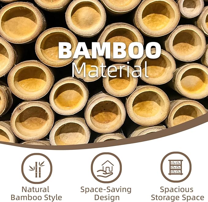 Multi-Tier Bamboo Shoe Rack, 30cm Narrow Standing Shoe Organizer for Closet Entrance, Space Saving Shoe Shelf, Sturdy Shoe Stand for Men and Women(5 Layers)