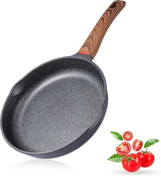 Vinchef Nonstick Frying Pan Anti Scratch,12.5 Inch Skillet Cast Aluminum Cookware, Induction Compatible