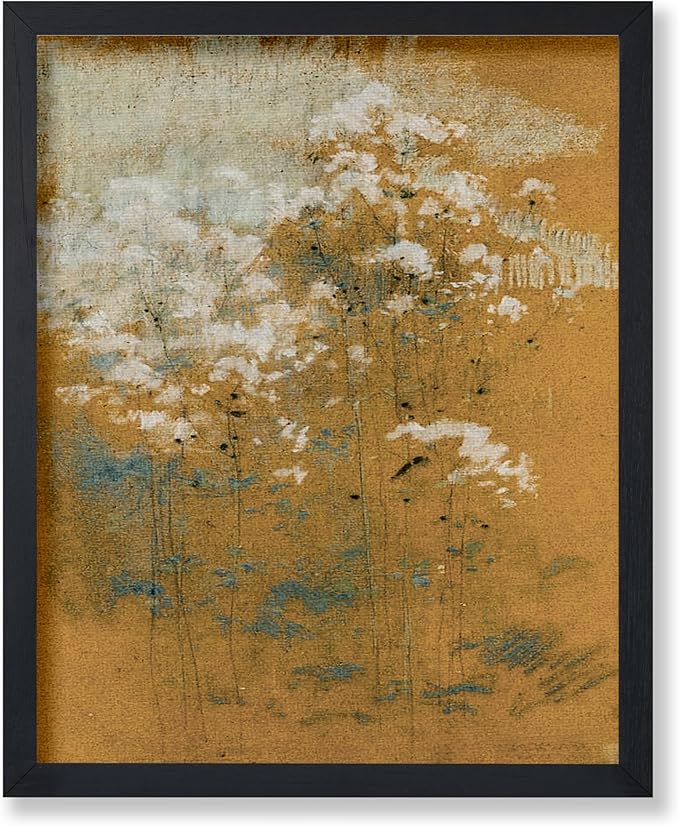 Poster Master Vintage Wild Flowers Poster - Retro Tonal Botanical Painting Print - Abstract Art - Floral Art - Farmhouse Art - Aesthetic Flower Shop or Living Room Wall Decor - 16x20 UNFRAMED Wall Art