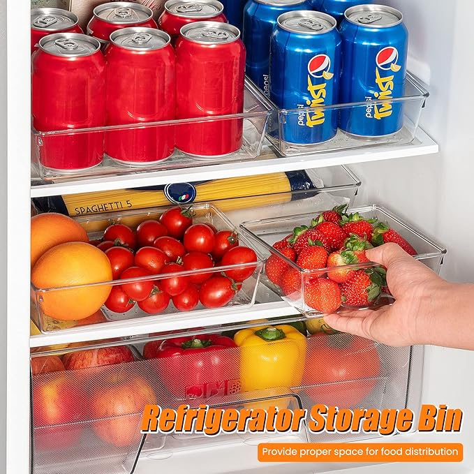 Criusia Drawer Organizer, 10 Pack Large Clear Plast Set, 3 Size Versatile Bathroom and Vanity Organizer Trays, Storage Bins for Makeup, Bedroom, Kitchen Utensils