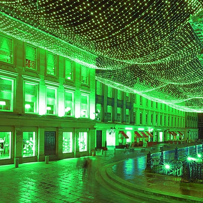 JMEXSUSS 250 LED Green Christmas String Lights Indoor, 91.5ft Connectable Green LED Light Outdoor Waterproof, 8 Modes Christmas Lights Plug in for ST Patricks Day Tree Decoration
