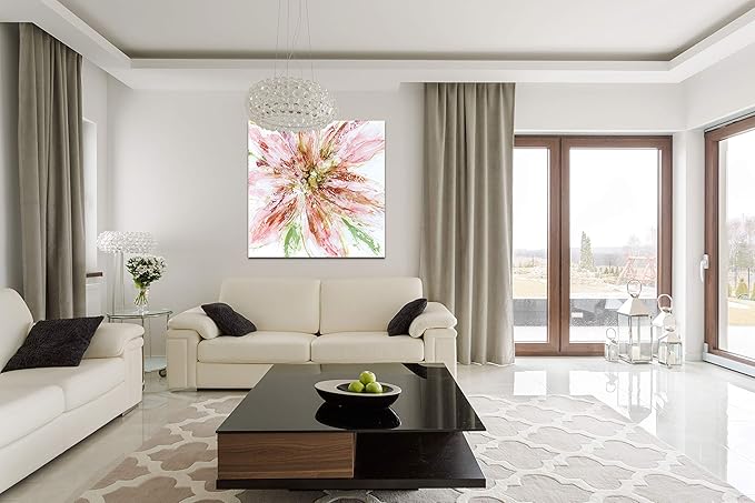 Wexford Home Floral Strokes I -Gallery Wrapped Canvas Art Print 24X24 Multicolor