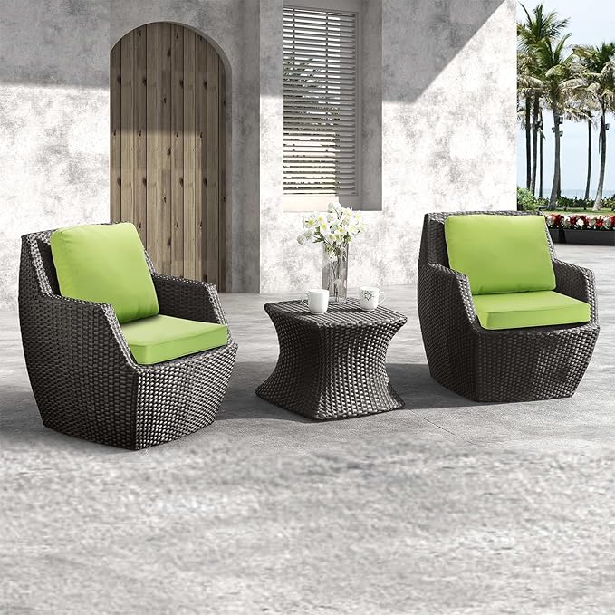 JMGBird Outdoor Chair Cushion Tufted Pillow, Outdoor Seat Cushion Set 19"x19" Outdoor Cushions for Patio Furniture