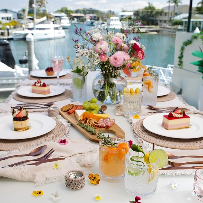 BELLAFORTE Tritan Plastic Whiskey Glasses Set of 4, 13oz Unbreakable Wine Glasses, Shatterproof Crystal Cut Drinking Glasses for Old Fashioned, Cocktails - BPA Free - Dishwasher Safe - Clear