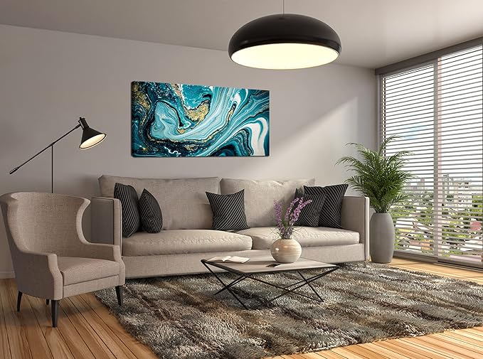 XXMWallArt FC2750 Abstract Texture Wall Art Marble Vortex Canvas Prints Painting for Living Room Bedroom Kitchen Home and Office Wall DecorWall Decor Home Decor