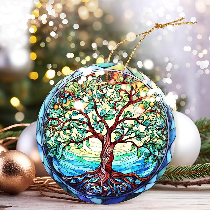 Christmas Ornament, Tree of Life, Christmas Decoration, Heirloom Keepsake, Holiday Ornaments 2023, Xmas Gift Exchange, Gift Idea, Christmas Tree Ornament
