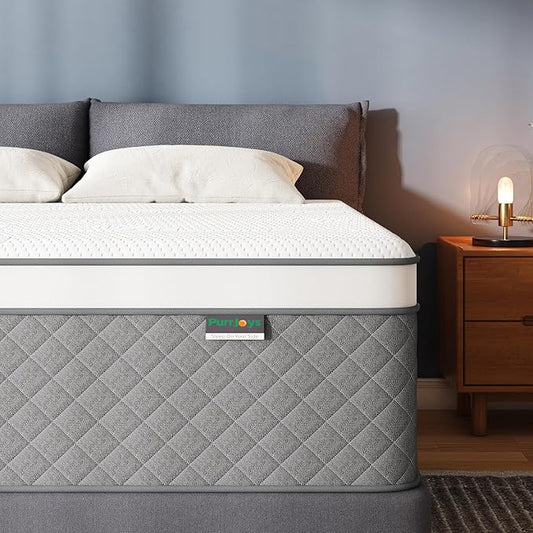 14 Inch Full Mattress, Cooling-Gel Memory Foam and Pocket Spring Hybrid Mattress, Full Bed Mattress in a Box, CertiPUR-US Certified, Medium Firm