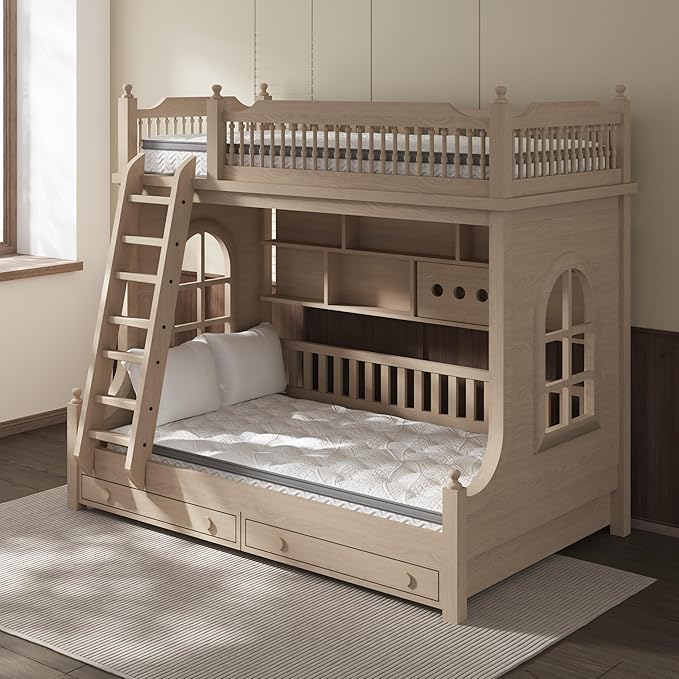 6 Inch Twin Mattress, Foam & Bonnell Springs Hybrid Mattresses, Fiberglass Free - No Odor - 365 Night Trial