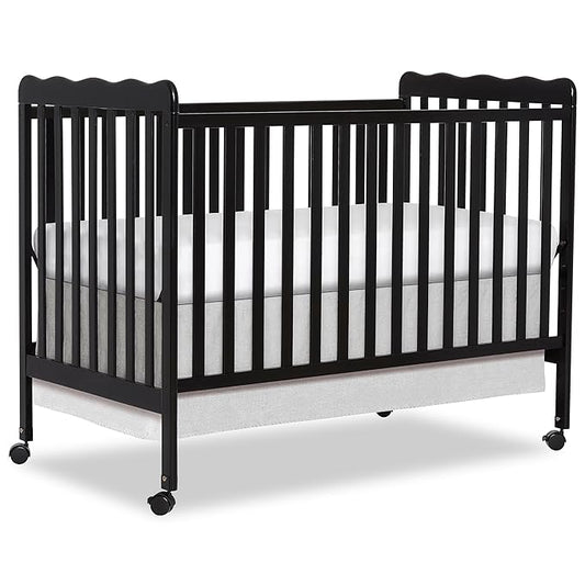Dream On Me Carson Classic 3-in-1 Convertible Crib in Black
