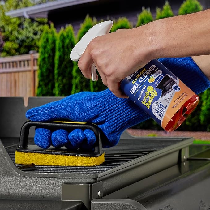 Mr. Bar-B-Q Grill Scrubber Brush Set Powered by Scrub Daddy