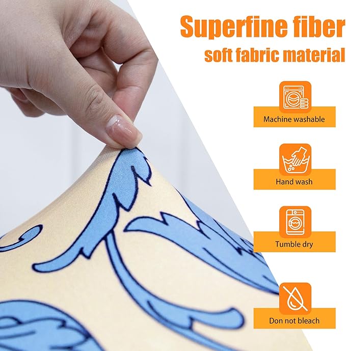 Rv Dinette Cushion Covers,Printing Stretchable Camper Cushion Cover,RV Cushion Slipcover,Rv Couch Cover Replacement for RV Camper Car Bench,2 Backrest Covers and 2 Bench Covers (Convallaria Majalis)