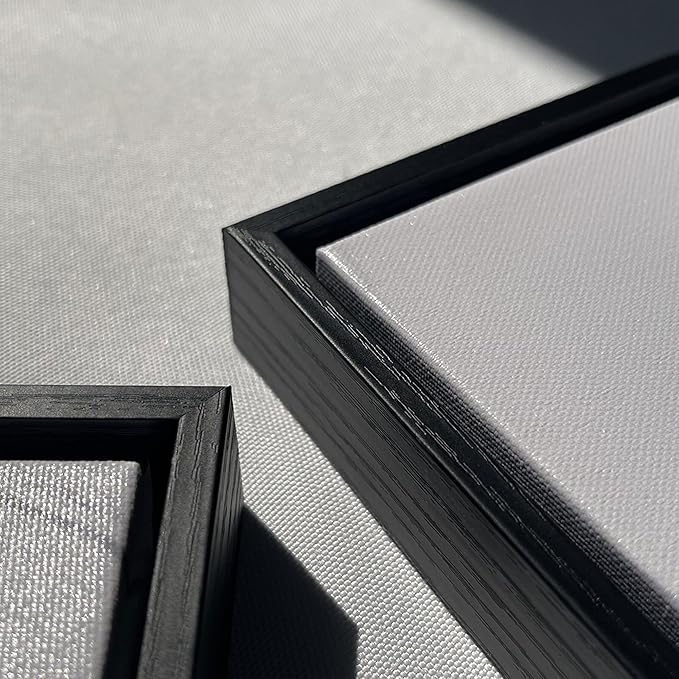 Framed Blue & Red Wine Glass Collisions Canvas Art | 24x48 inches | Modern Kitchen & Dining Room Decor | Abstract Wine Cup Painting | Contemporary Bar & Living Room Wall Art | pictures wall decor