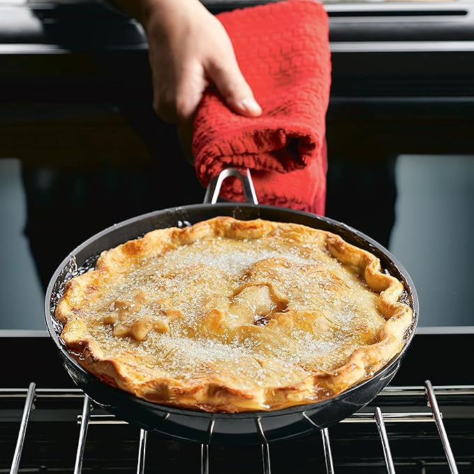 KitchenAid Hard Anodized Induction Nonstick Frying Pan Set/Skillets, 8.25 Inch and 10 Inch, Matte Black