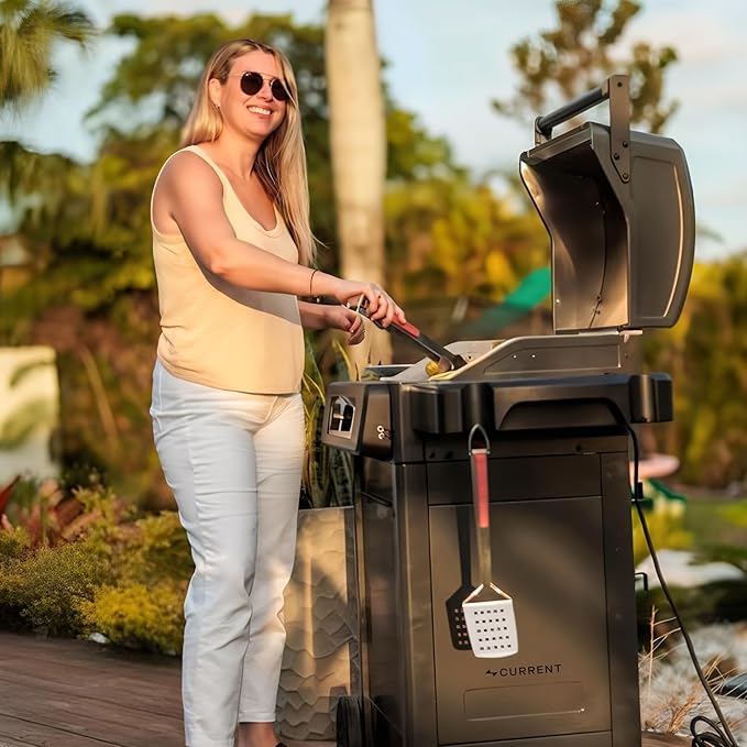 Current® Grill Spatula, 15.4" Stainless Steel, Heat-Resistant, Heavy Duty Outdoor & Grilling Tool for Kitchen, BBQ, Camping & Griddle Cooking