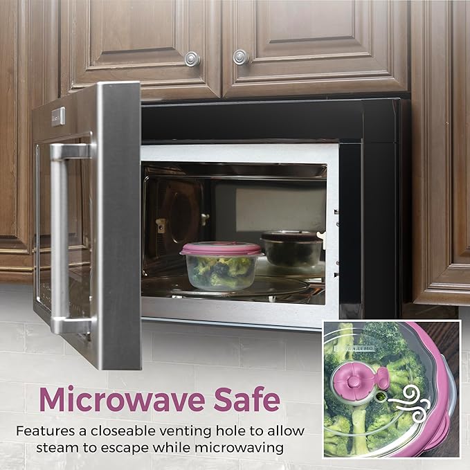 12 oz Plastic Soup Freezer Containers With Lids Reusable, Airtight Microwave Food Storage Container For Meal Prep Home-Made Soup To Go, Dishwasher Safe, Steam Vent Lids BPA-Free - 1.5 Cup - Set of 4