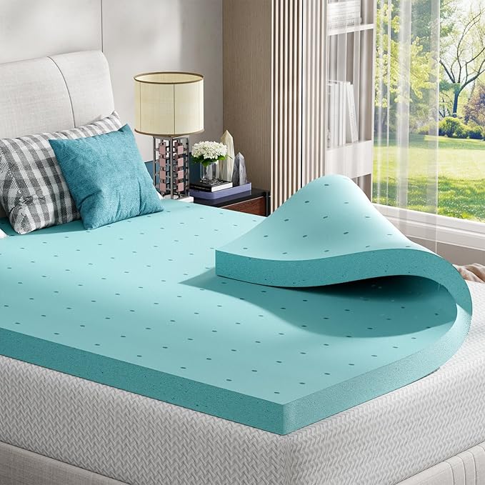 FDW 6 inch Queen Mattress Gel Memory Foam Mattress for Cool Sleep + 3 Inch Gel Memory Foam Topper Set,CertiPUR-US Certified (Queen)