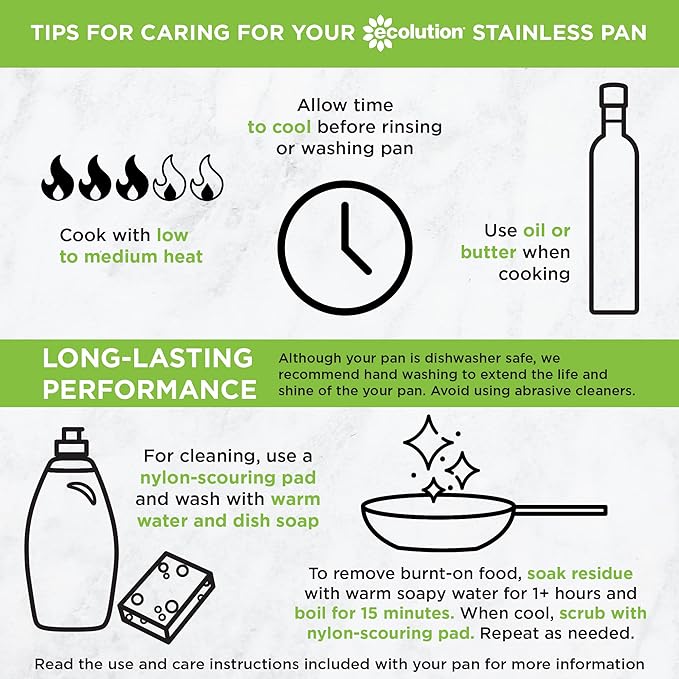 Ecolution Stainless Steel, 8-Quart (Pack of 2)