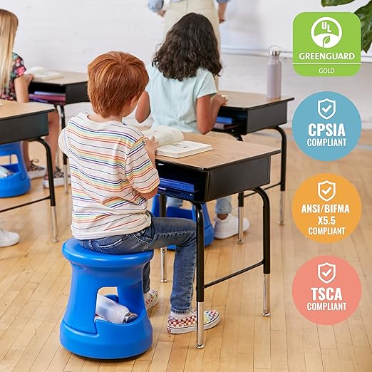 ECR4Kids Open Front Desk with Metal Storage Book Box, Adjustable, Classroom Furniture, Oak