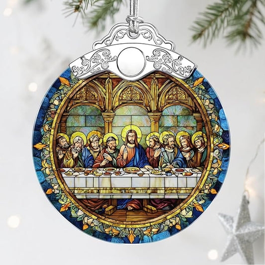 The Last Supper Christmas Decorations - Christmas Ornaments for Tree | Christian Religious Holiday Ornaments – Religious Gifts | Holiday Party Gifts | Gift Ideas & Xmas Gift