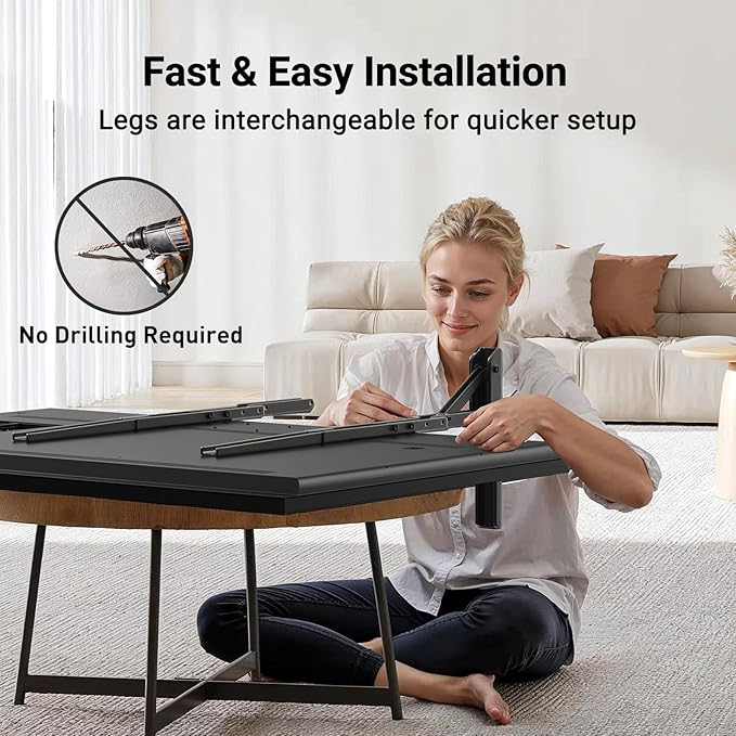 PERLESMITH Universal TV Stand Mount for 22-70 Inch TVs, Height Adjustable Table Top TV Stand, Great Load-Bearing Replacement TV Legs with Tempered Glass Holds up to 110lbs, Max VESA 800 x 600mm