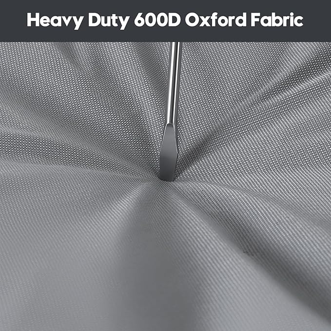 Comforter Storage Bags, Durable Oxford Fabric Clothes Organizer for Closet, Washable Collapsible Large Storage Containers for Clothing Blanket Linen Bedding, 2 Pack (18 gallon x 2, Grey)