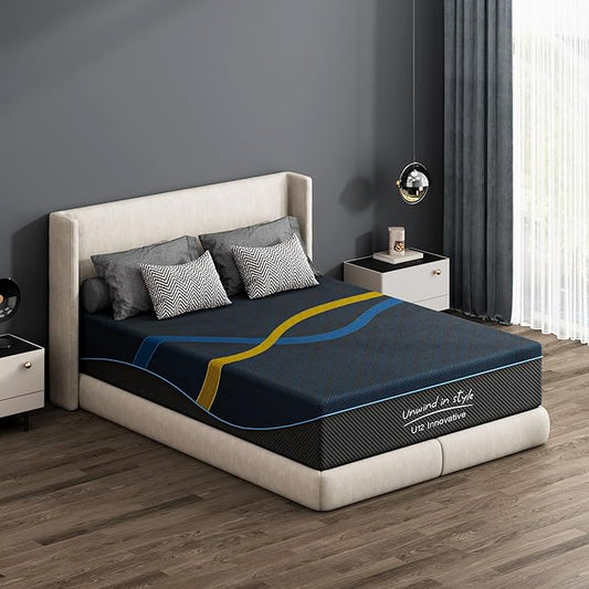 14 Inch Full Memory Foam Mattress with Removable Cover, Medium Firm, Breathable, Ergonomic Support, Mattress in a Box, Pressure Relief, No Fiberglass