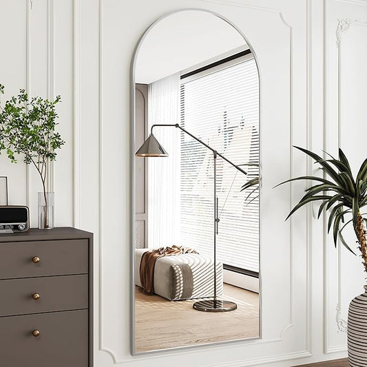 28"x71" Floor Length Mirror,Nano espejos Grandes para sala Elegantes,Full Mirrors for Bedroom,Silver Mirror,Tall Mirror Full Body