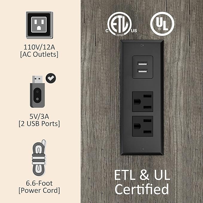 AMERLIFE Queen Size Bed Frame Wooden Platform Bed with 51.2" LED Storage Bookcase Headboard, 4 Storage Drawers & Charging Station/No Box Spring Needed/Noise Free/Rustic Grey