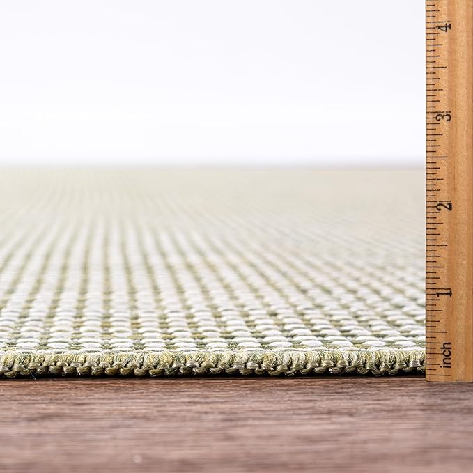 Keen Home Design Terrace Outdoor Area Rug - 8x10 Washable Indoor/Outdoor Rug for Patio, Kitchen, Balcony, Beach, Garden, Deck and Porch, Size: 7'7"x10'