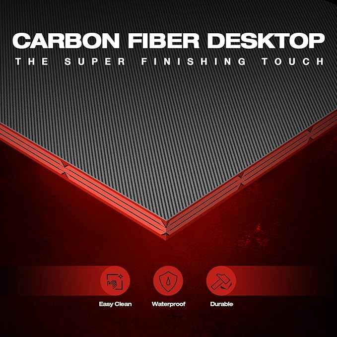 Homall L Shaped Gaming Desk Computer Corner Desk PC Gaming Desk Table with Large Monitor Riser Stand for Home Office Sturdy Writing Workstation (Black, 51 Inch)