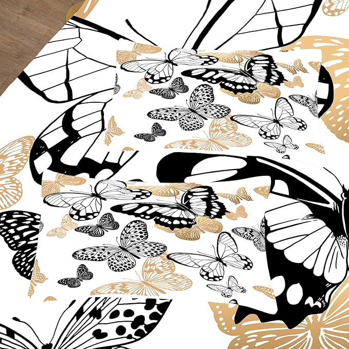 Tailor Shop Butterfly Comforter Set for Girls Kids Adults Ultra Soft Flying Butterflies Pattern Bedding Sets Full Size with 1 Comforter and 2 Pillowcases………