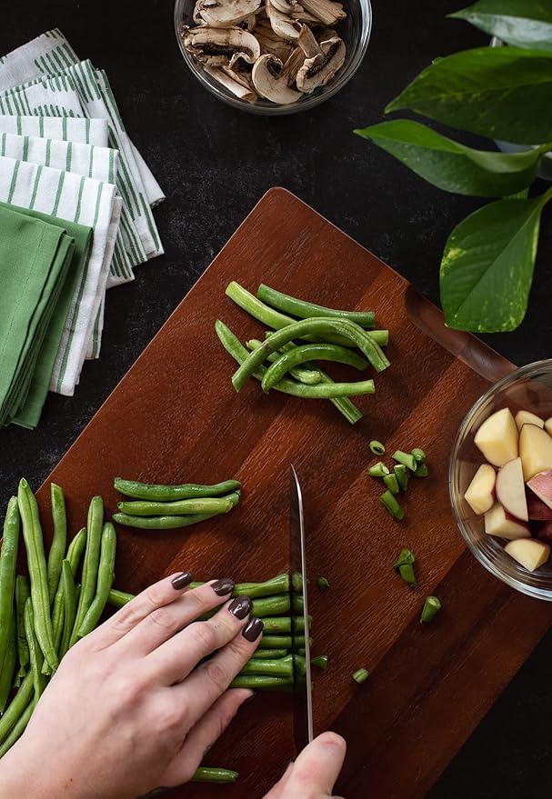 8-Inch Chef Knife – Ultra-Sharp German High Carbon Stainless Steel, Full Tang, Ergonomic Handle, Multipurpose Kitchen Knife for Chopping, Slicing, and Dicing, Black