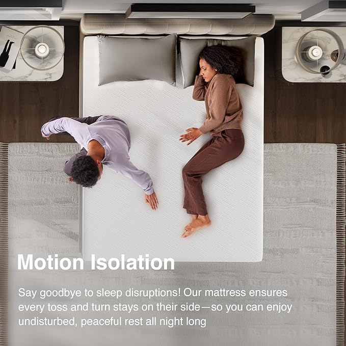 Novilla King Size Mattress 10 Inch, Gel King Memory Foam Mattress in a Box with Comfort Foam for Pressure Relief & Body Support & Cool Night Sleep, CertiPUR-US Certified