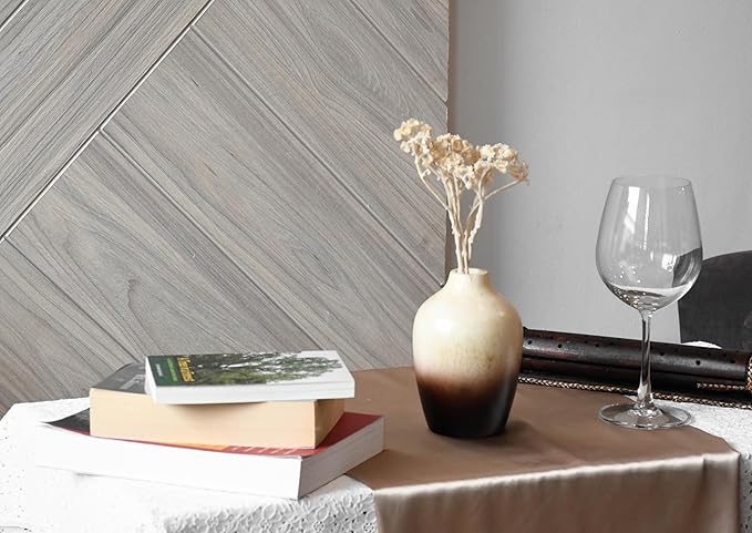 Aeravida Chic Bottle Shaped Faded Stain Brown to Black Mango Tree Wood Vase | Modern Flower Vase | Mango tree Wood Flower Vase| Handmade Home Office Table Vase| Flower Vases Decorative for Living Room