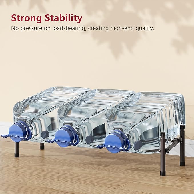 Tajsoon Expandable Shoe Rack for Closet 1 Tier, 28“-41“Adjustable & Stackable Shoe Shelf Storage, Metal Shoe Rack Organizer for Front Door Entrance, Closet, Garage, Entryway, Bronze