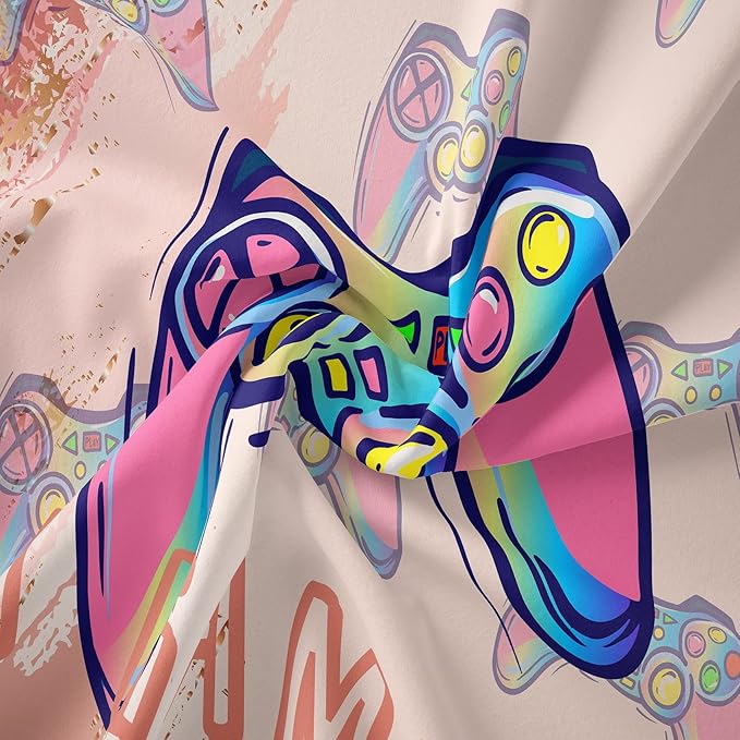 Tailor Shop Gamer Bedding Sets for Boys,Gaming Bed Set for Kids Girls Teen,Gaming Comforter Full Size,Gaming Bedding Set All Season with 1 Comforter and 2 Matching Pillowcase…