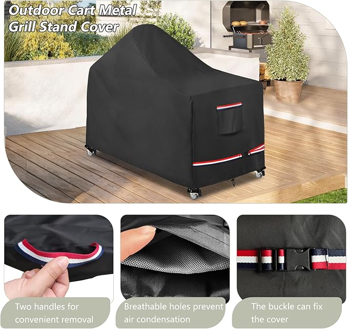 72 Inch Large Green Egg Big Grill Table Cover, Kamado Ceramic BBQ Grill Cover, Waterproof Heavy Duty Outdoor Grill Cover, BBQ Cover, Grill Cart Cover