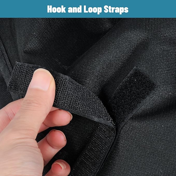 Cover for Weber Searwood XL 600 Wood Pellet Grill, Heavy Duty Smoker Grill Cover Waterproof Weather Resistant Outdoor