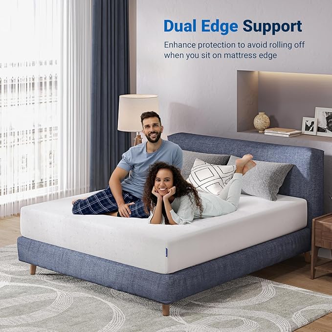 Avenco Queen Size Mattress, 10 Inch Memory Foam Queen Mattress in a Box for Comfort Sleep & Pressure Relief, CertiPUR-US Certified Medium Firm Mattresses