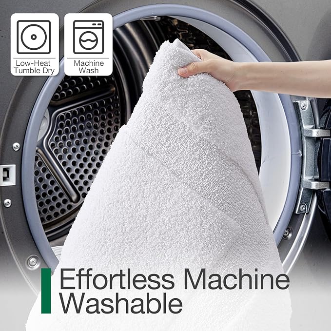 LUMI Ultra Soft Bathroom Rugs Non Slip with Rubber Backing, Absorbent Washable Bath Mat Quick Dry, Upgraded Premium Microfiber Plush Carpet for Bathtub and Shower Floor, White, 24x60