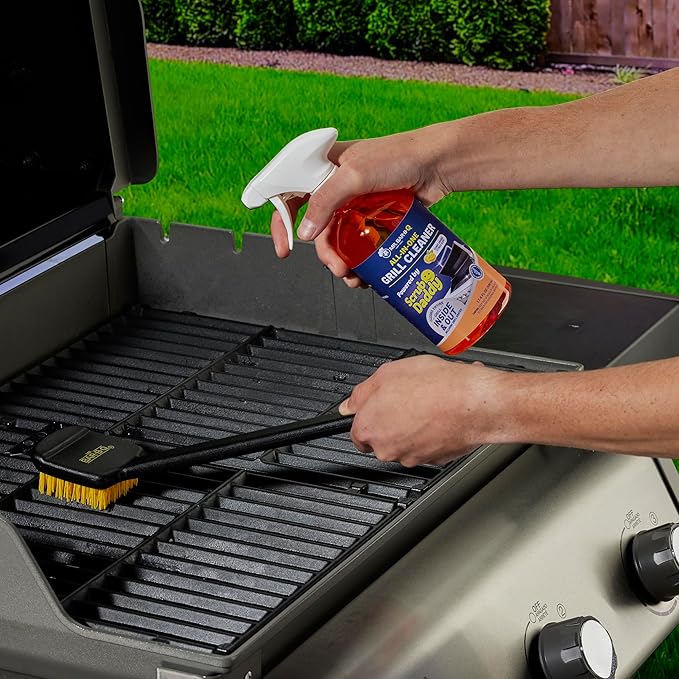 Mr. Bar-B-Q 18” Deluxe Grill Brush Powered by Scrub Daddy